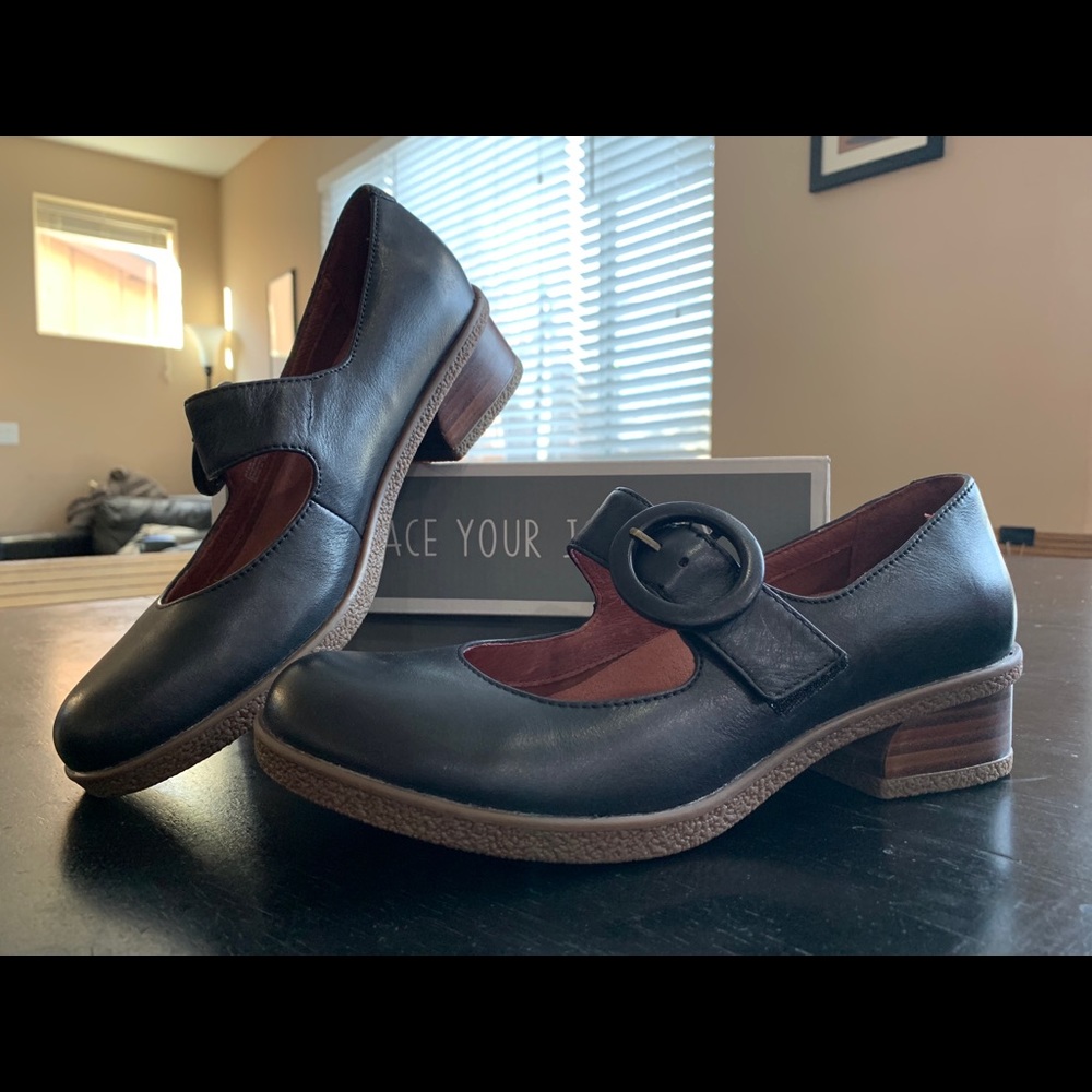 Dansko Brandy Waterproof Burnished Black (38).